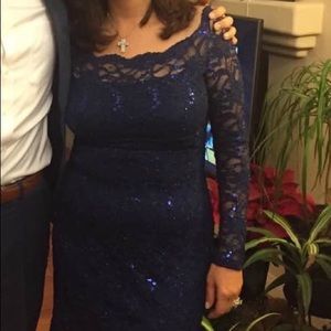 Dress knee length stretch